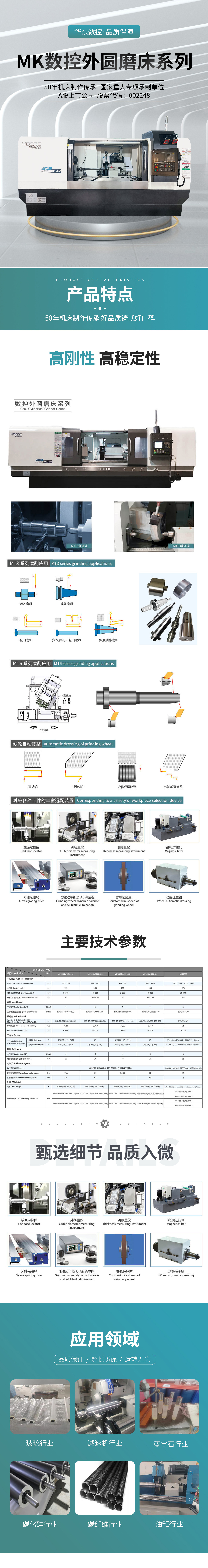 华东数控MK1332数控外圆磨床