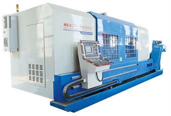 FMS油缸加工生产线--油缸加工平头倒角数控车床